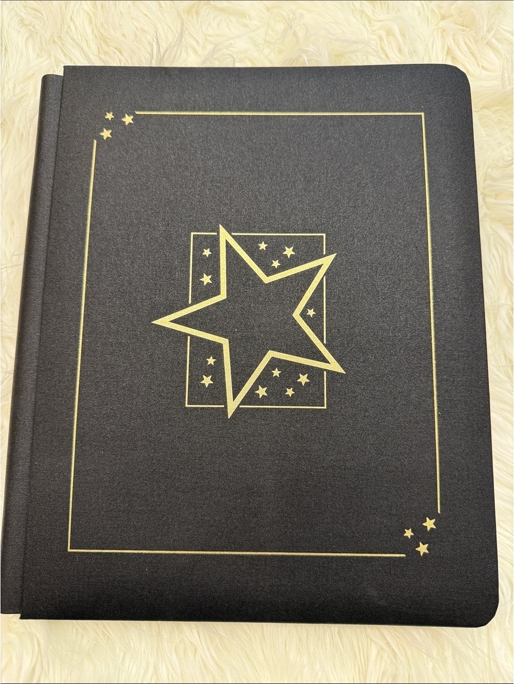 Creative Memories Black Star Themed Scrapbook Album
